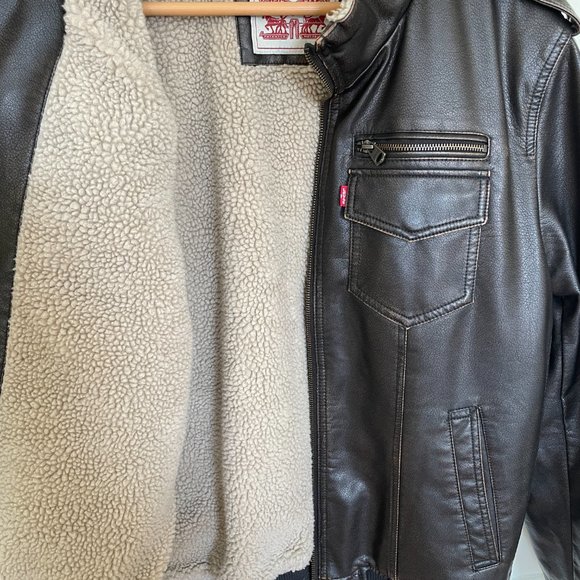 Levi's Leather Jacket - Picture 4 of 5
